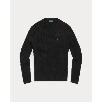 Bstsneaker- Polo Ralph Lauren Cable Knit Sweaters Black 180 01