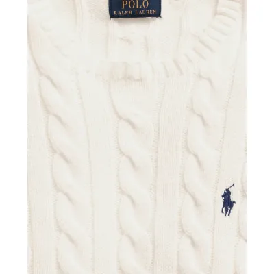 Bstsneaker- Polo Ralph Lauren Cable Knit Sweaters White 180 02