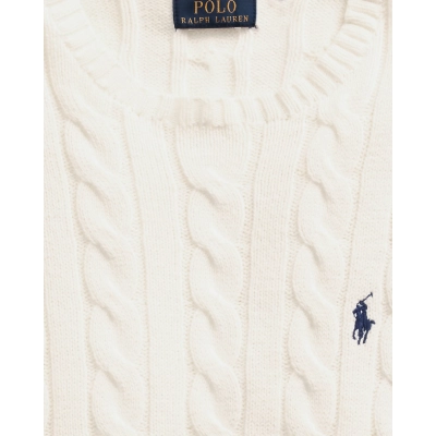 Bstsneaker- Polo Ralph Lauren Cable Knit Sweaters White 180 02