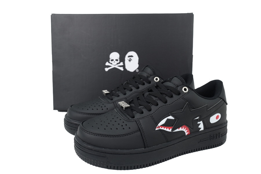 Bstsneaker-Bathing Bape Black Shark Collaboration IG73-191-914