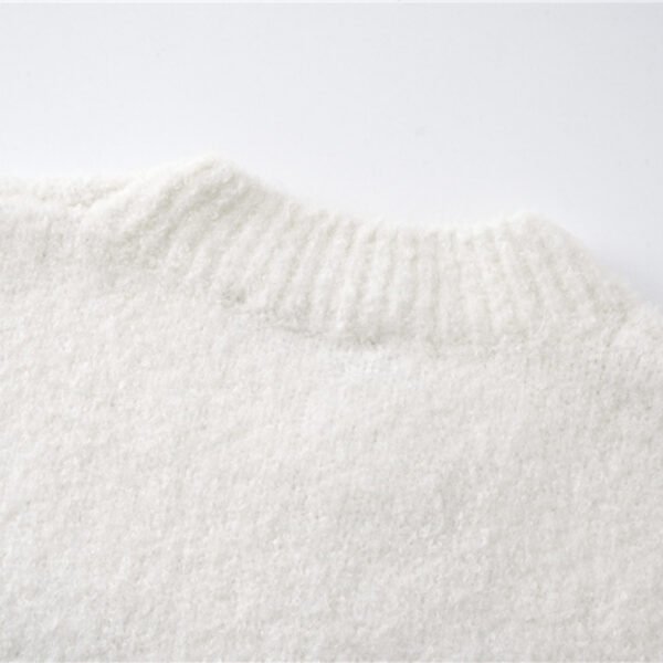 Bstsneaker-Louis Vuitton LV Intarsia Crewneck Sweater White