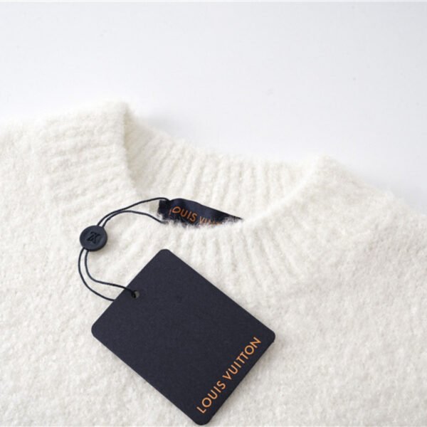 Bstsneaker-Louis Vuitton LV Intarsia Crewneck Sweater White