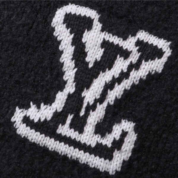 Bstsneaker-Louis Vuitton LV Intarsia Crewneck Sweater Black