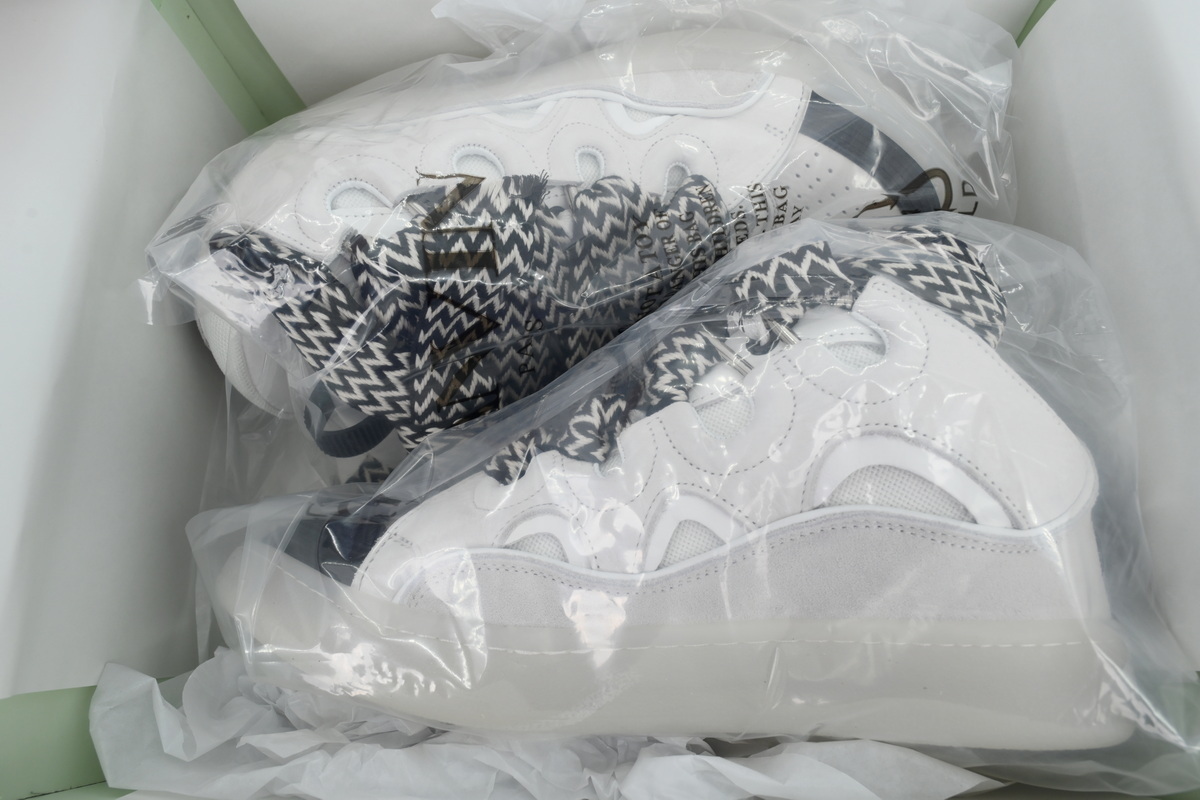 Bstsneaker-Lanvin Curb Sneakers White Grey Black