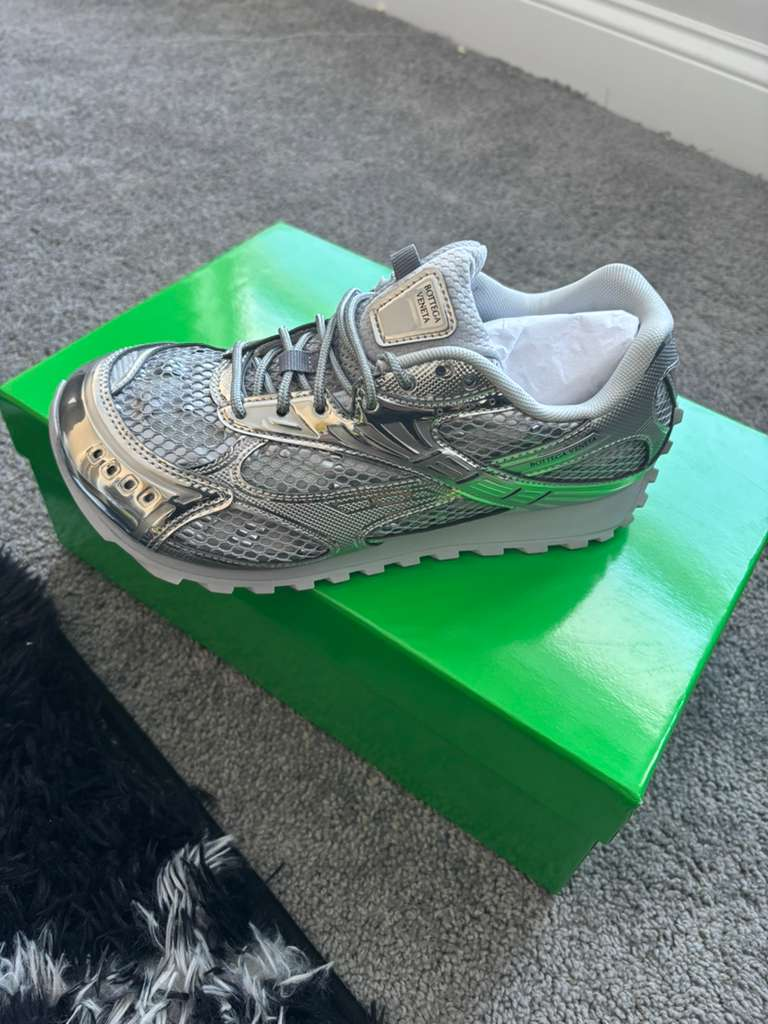 Bstsneaker-Bottega Veneta Orbit Silvery