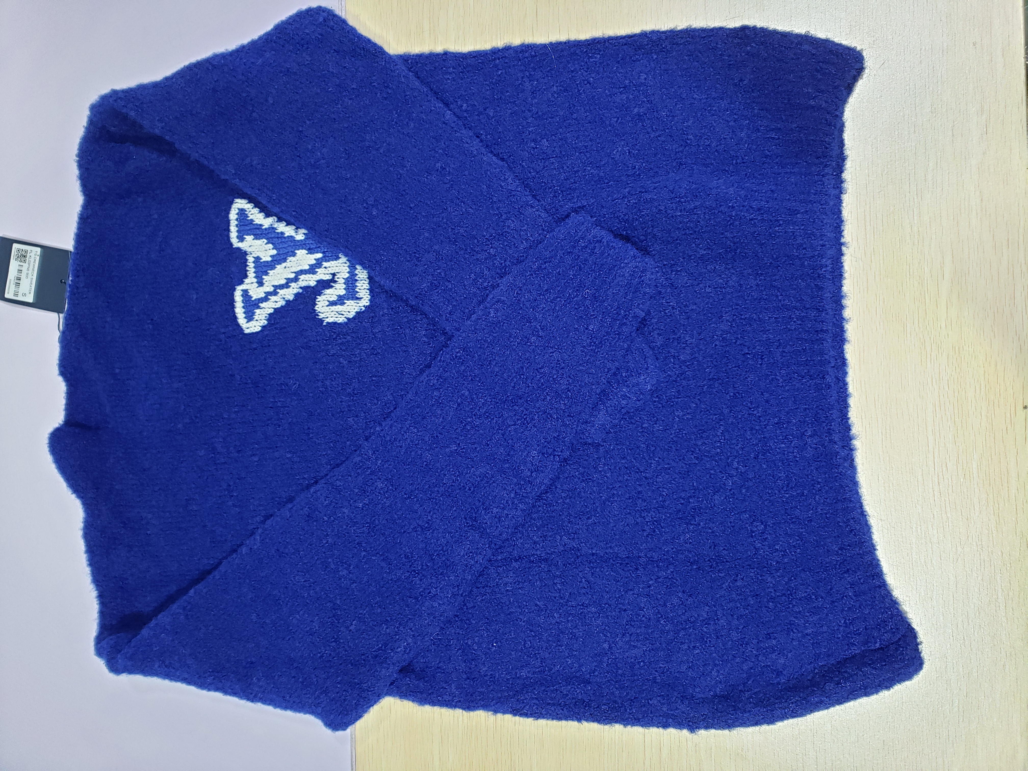 Bstsneaker-Louis Vuitton LV Intarsia Crewneck Sweater Navy