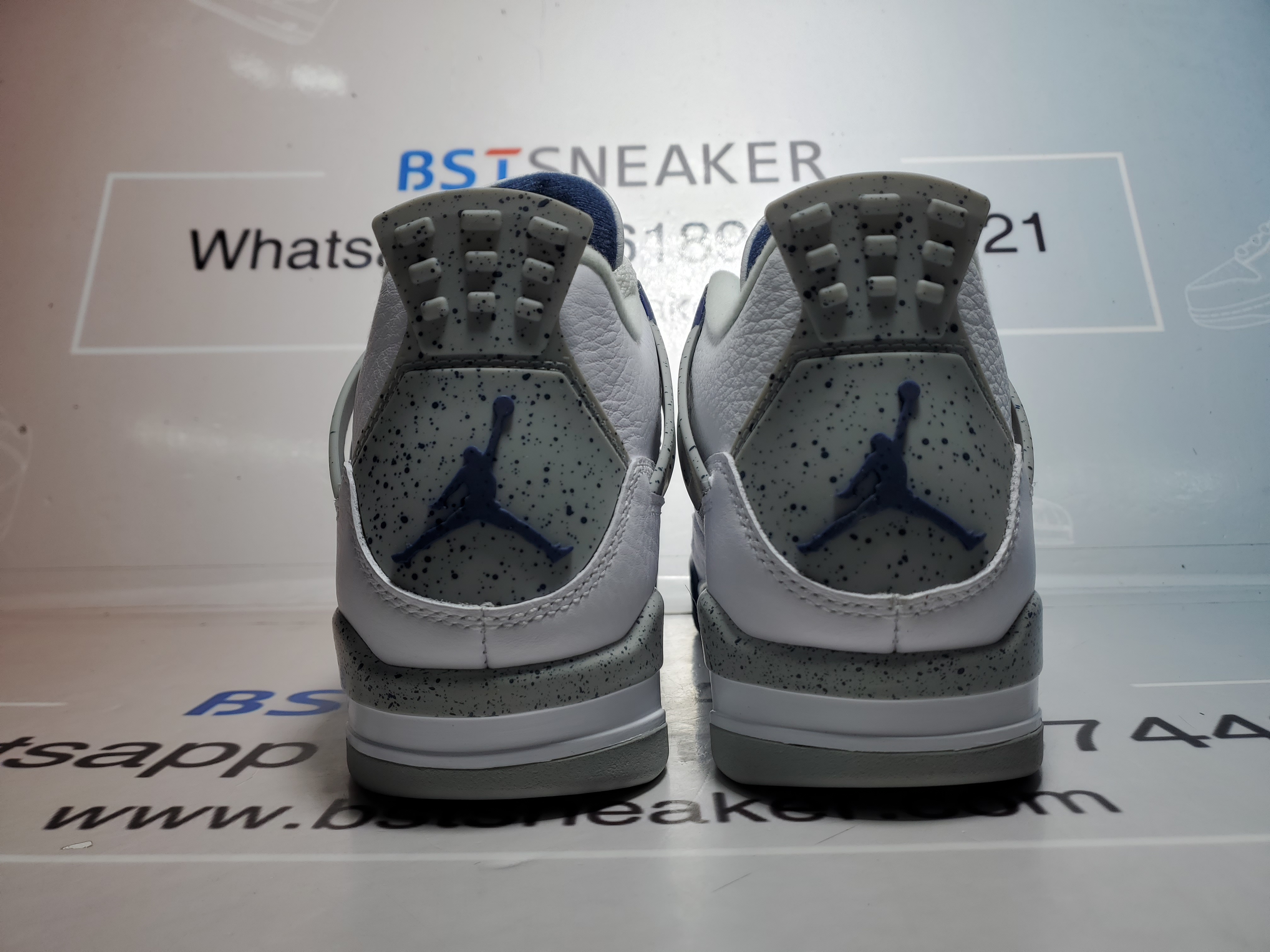 Bstsneaker- Air Jordan 4 Retro White Midnight Navy DH6927-140  