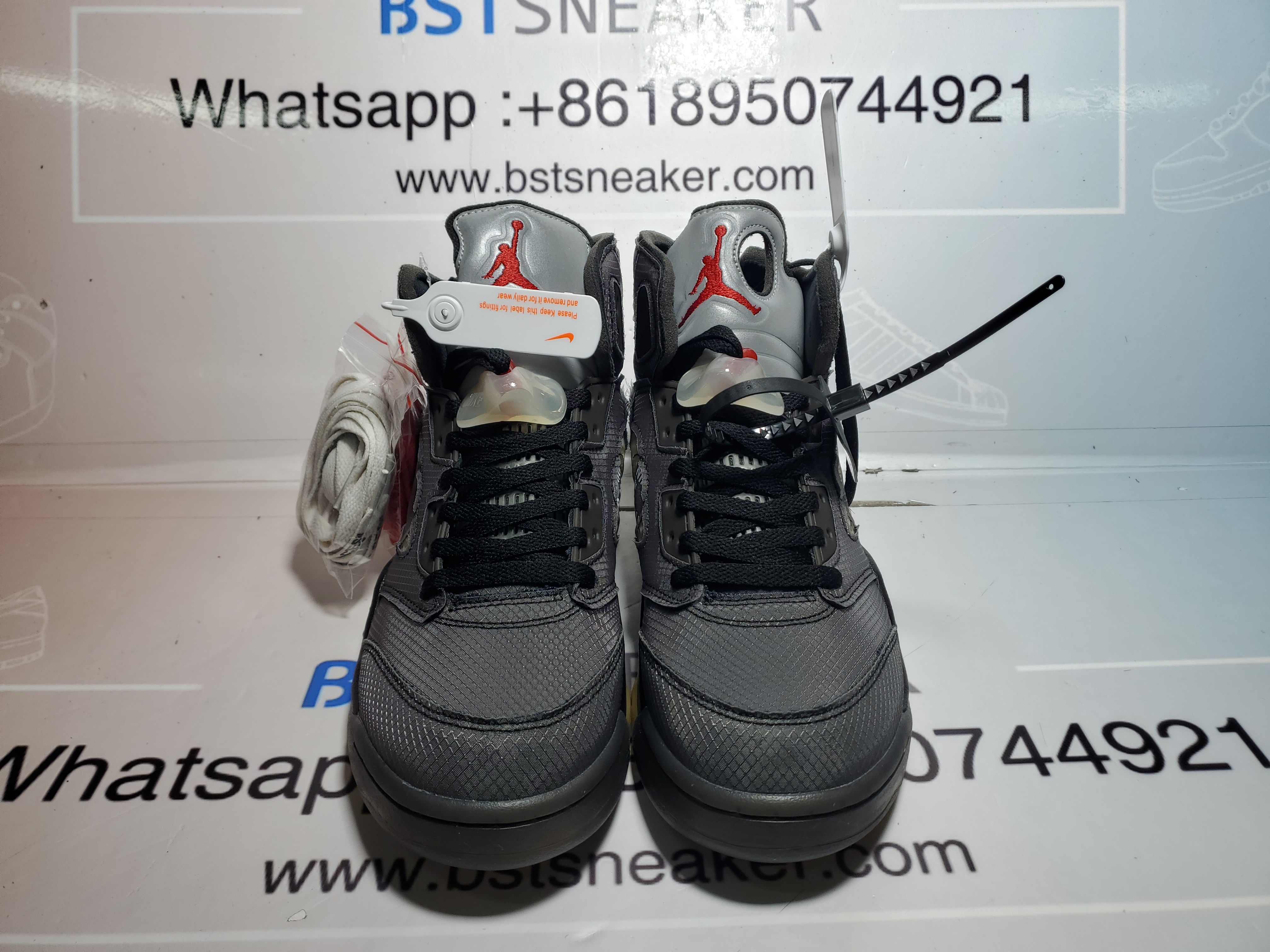 Bstsneaker- Nike Air Jordan 5 Retro Off-White Black Muslin CT8480-001 