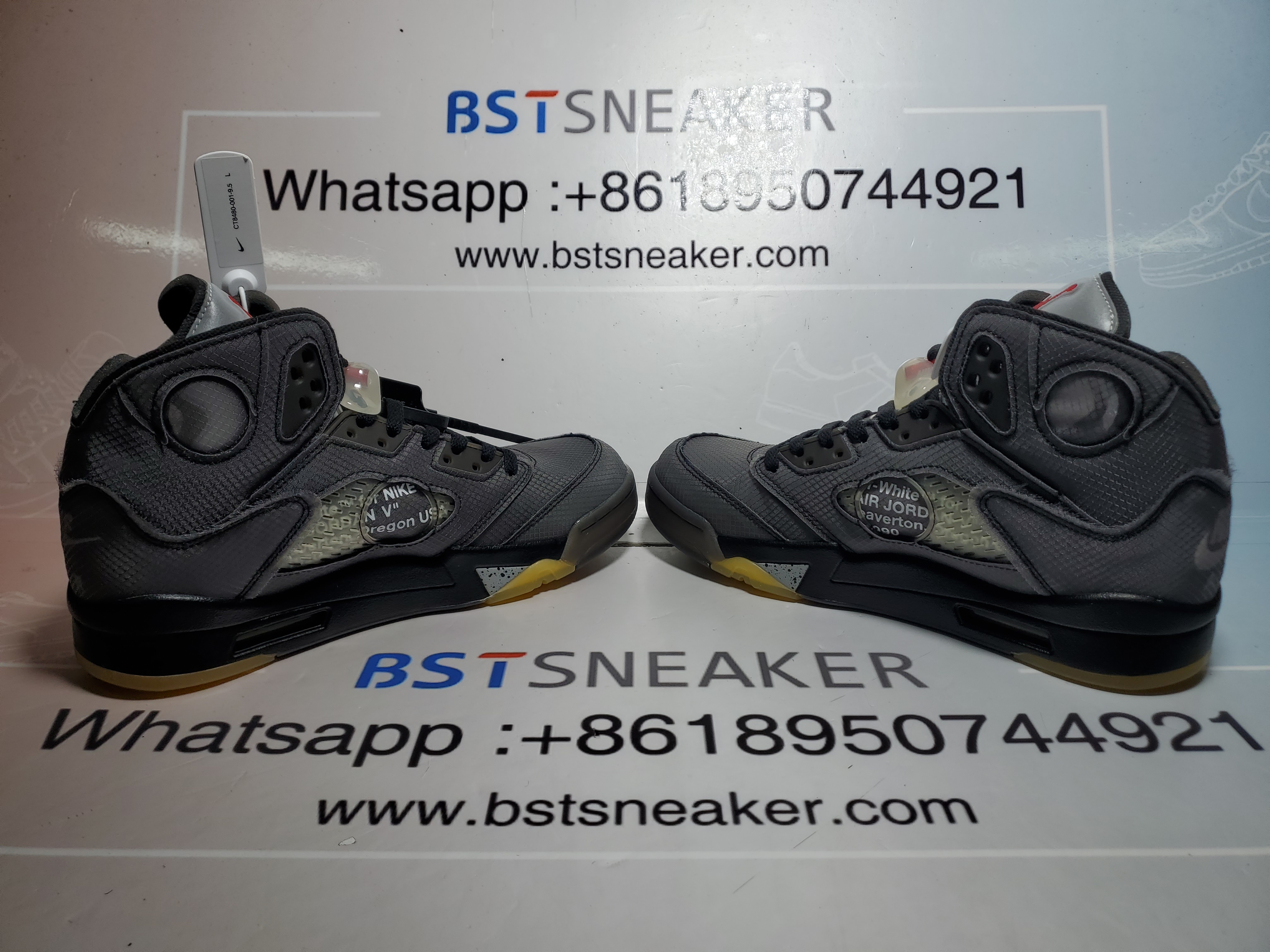 Bstsneaker- Nike Air Jordan 5 Retro Off-White Black Muslin CT8480-001 