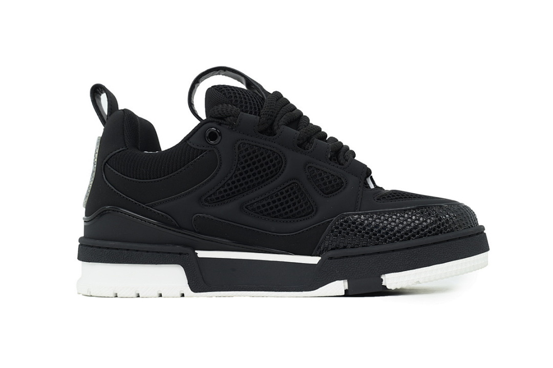 Bstsneaker-Louis Vuitton LV Skate Sneaker Black White 1AARR1