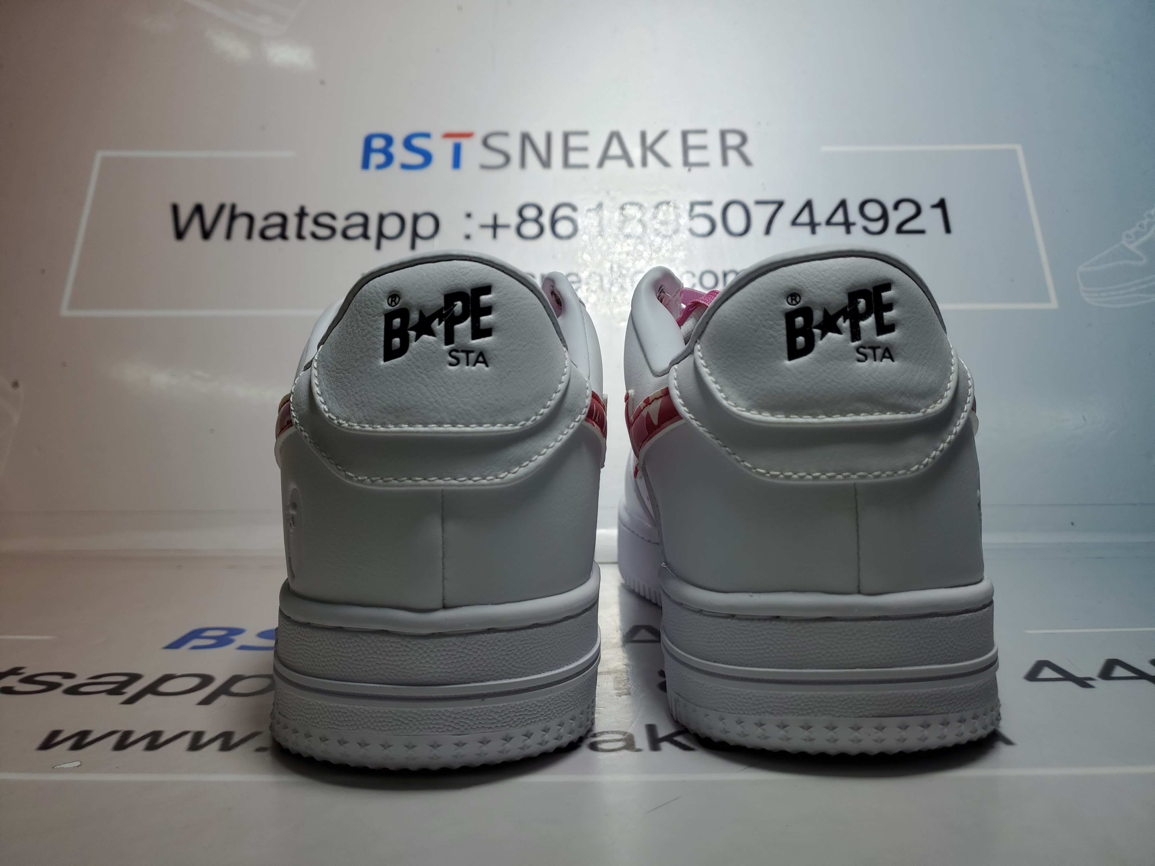 Bstsneaker-{Special Sale} Bapesta A Bathing Ape Bape Sta Low White Red Camouflage 1H20-191-045
