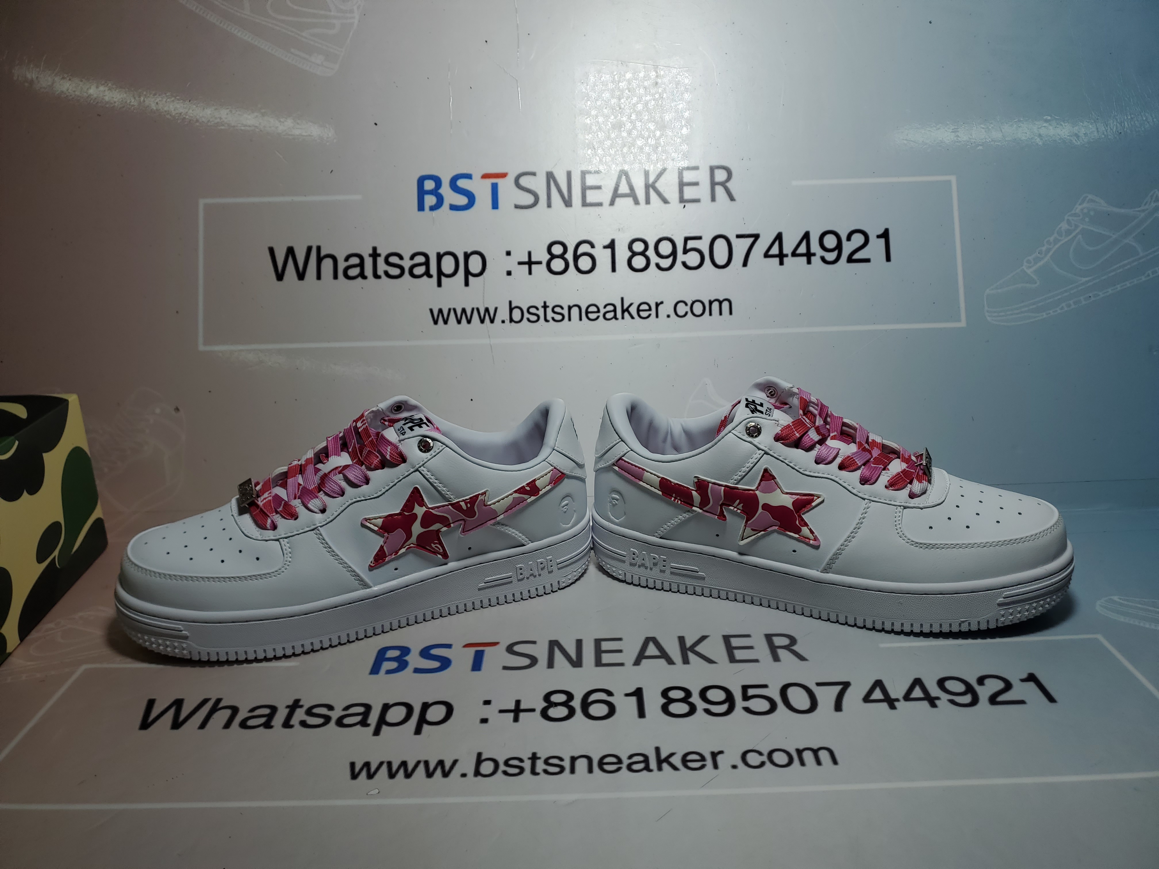 Bstsneaker-{Special Sale} Bapesta A Bathing Ape Bape Sta Low White Red Camouflage 1H20-191-045