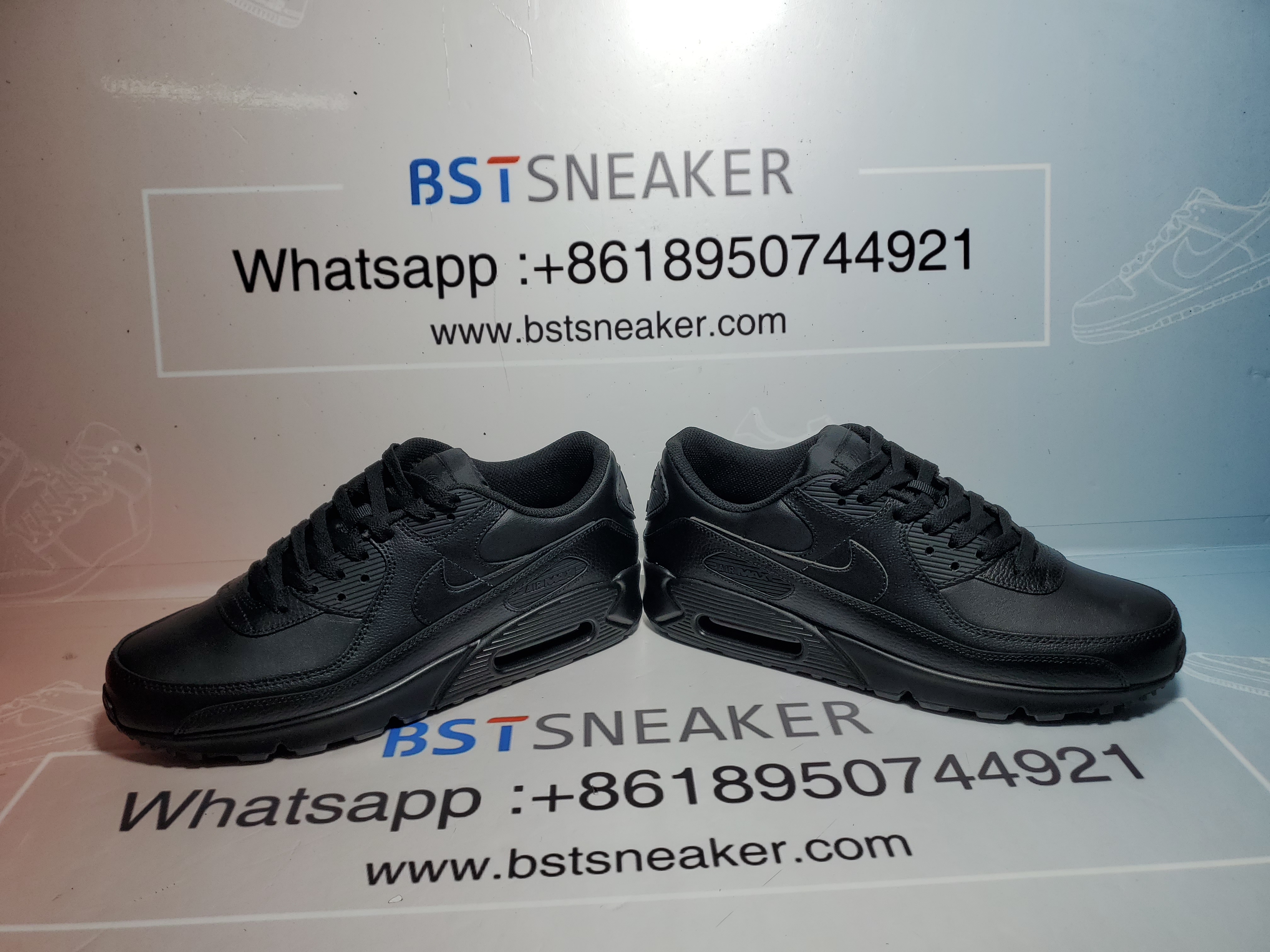 Bstsneaker- Nike Air Max 90 Leather Triple Black CZ5594-001