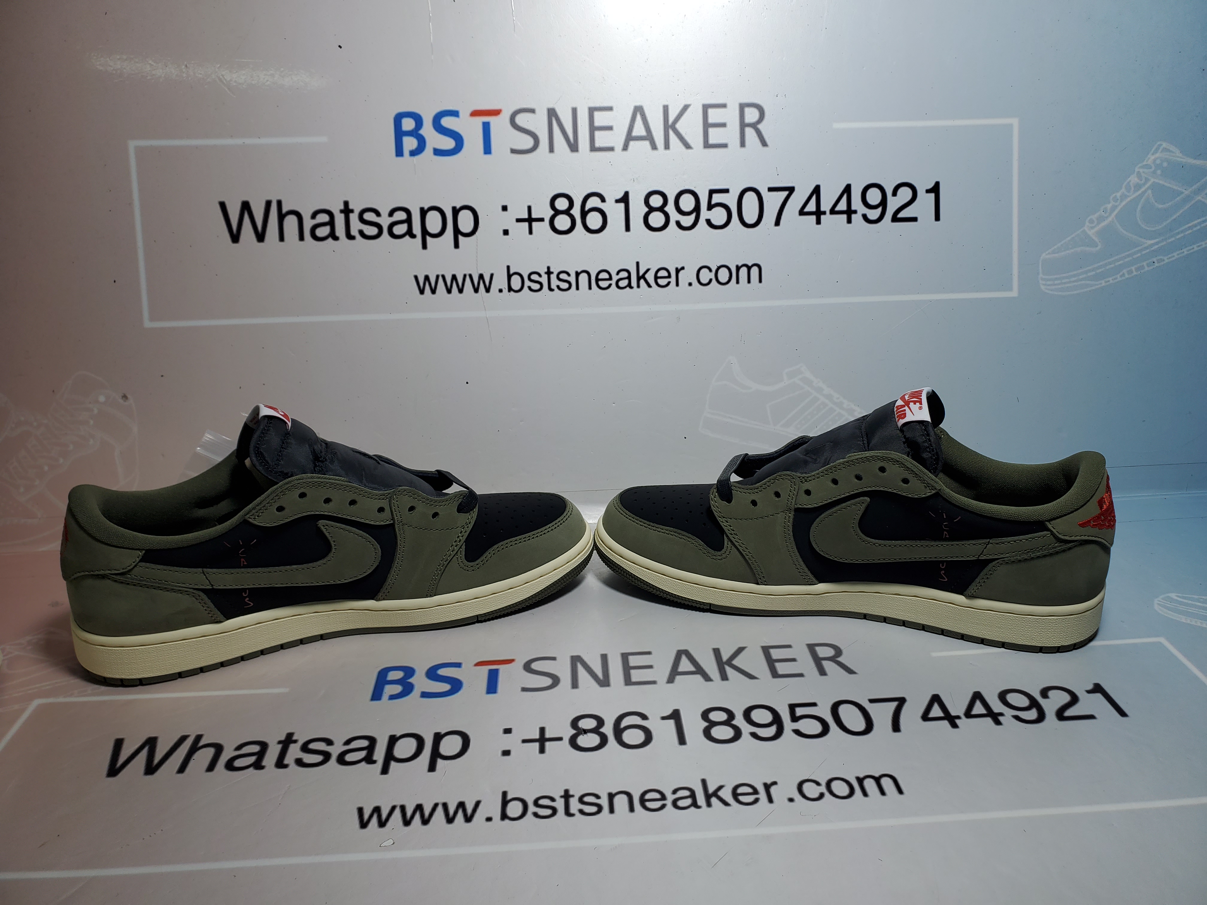 Bstsneaker-Travis Scott x Air Jordan 1 Dark Green DM7866-002