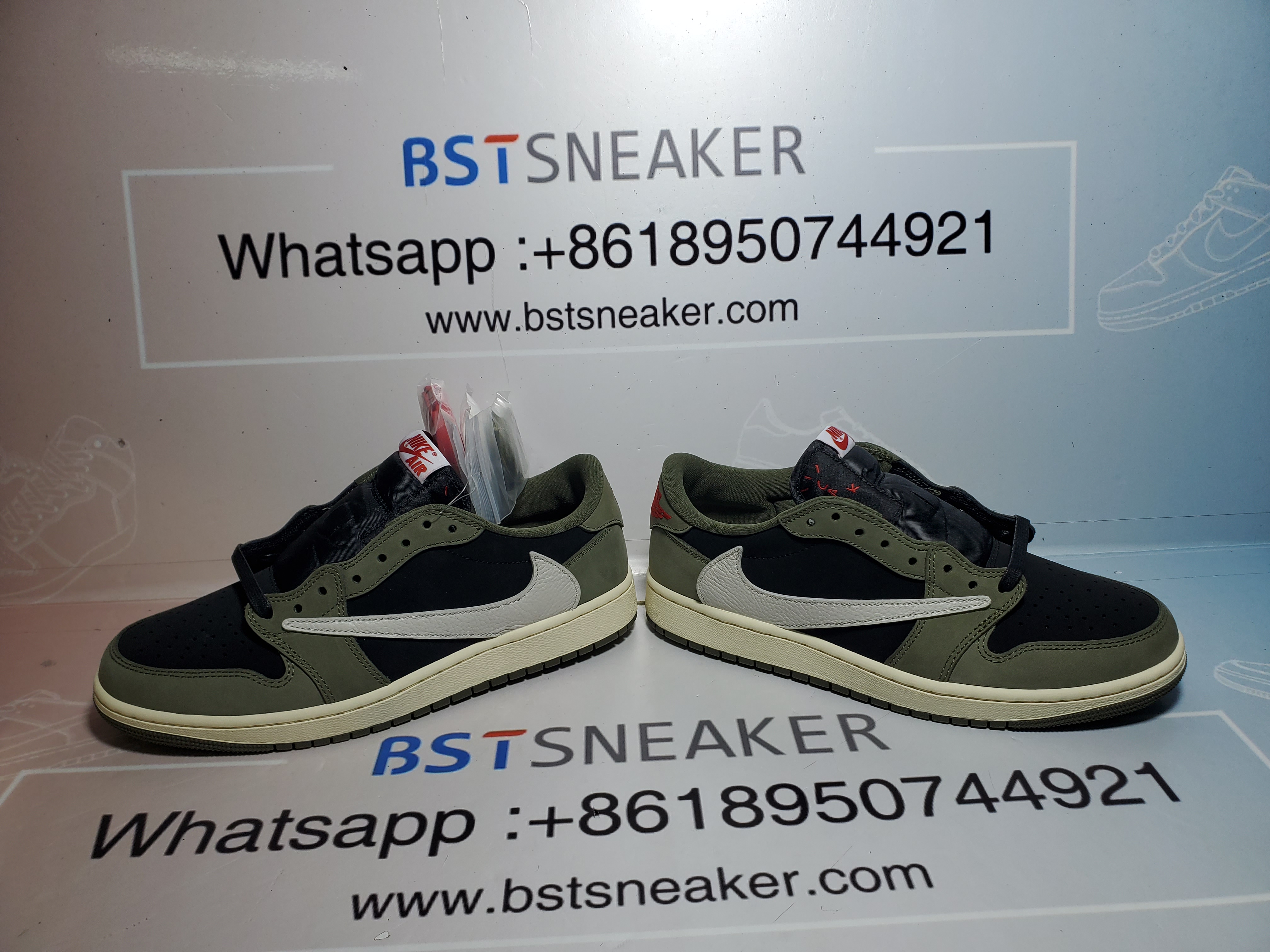 Bstsneaker-Travis Scott x Air Jordan 1 Dark Green DM7866-002