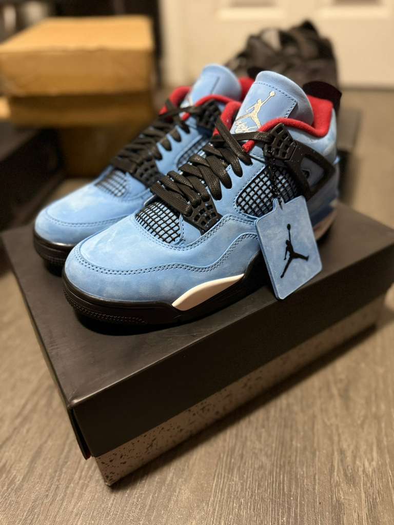 Bstsneaker-Air Jordan 4 Retro Travis Scott Cactus Jack 308497-406