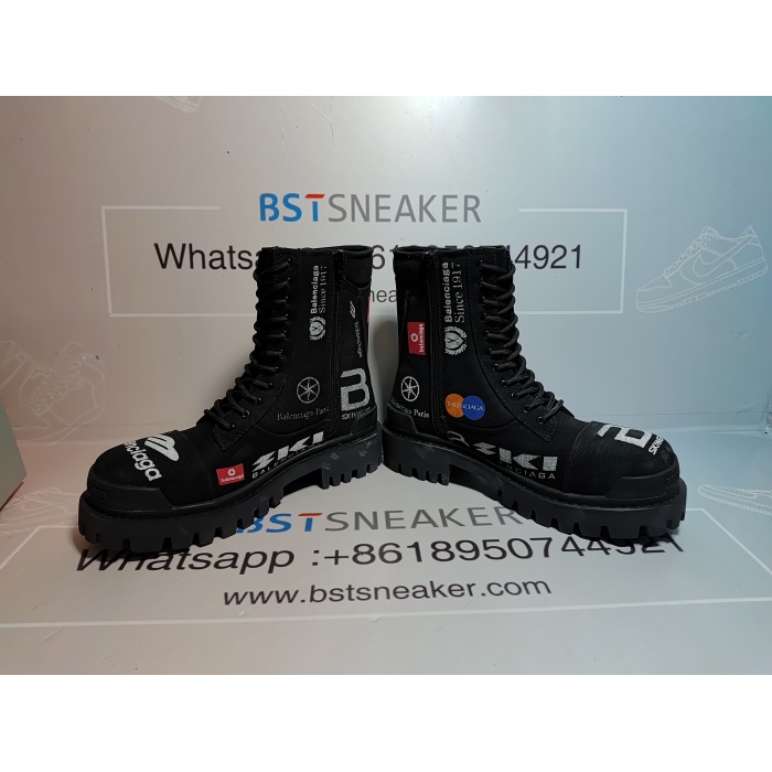 Bstsneaker-Balenciaga Combat Strike Boots