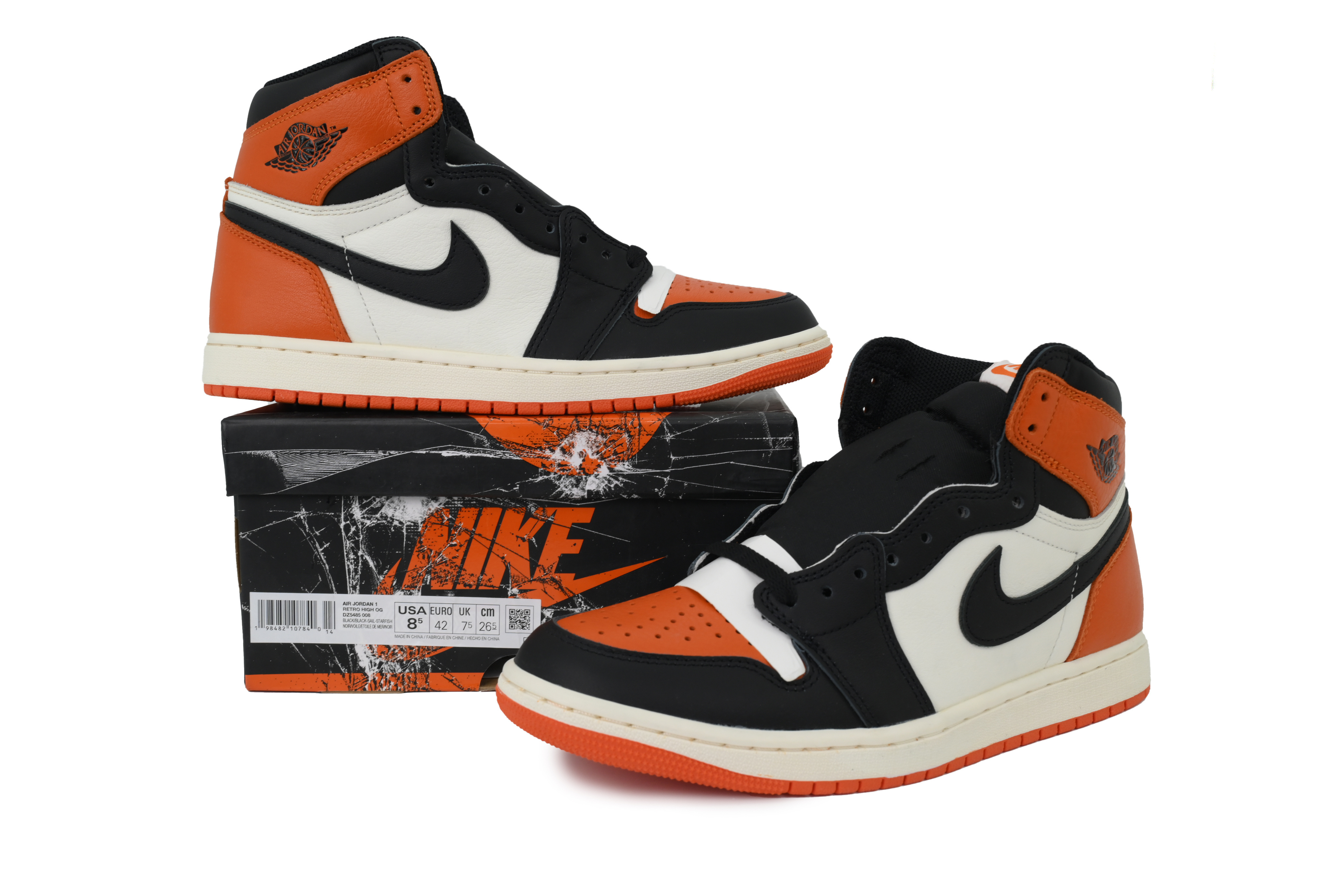 Bstsneaker- Air Jordan 1 Retro High OG “Shattered Backboard”  DZ5485-008