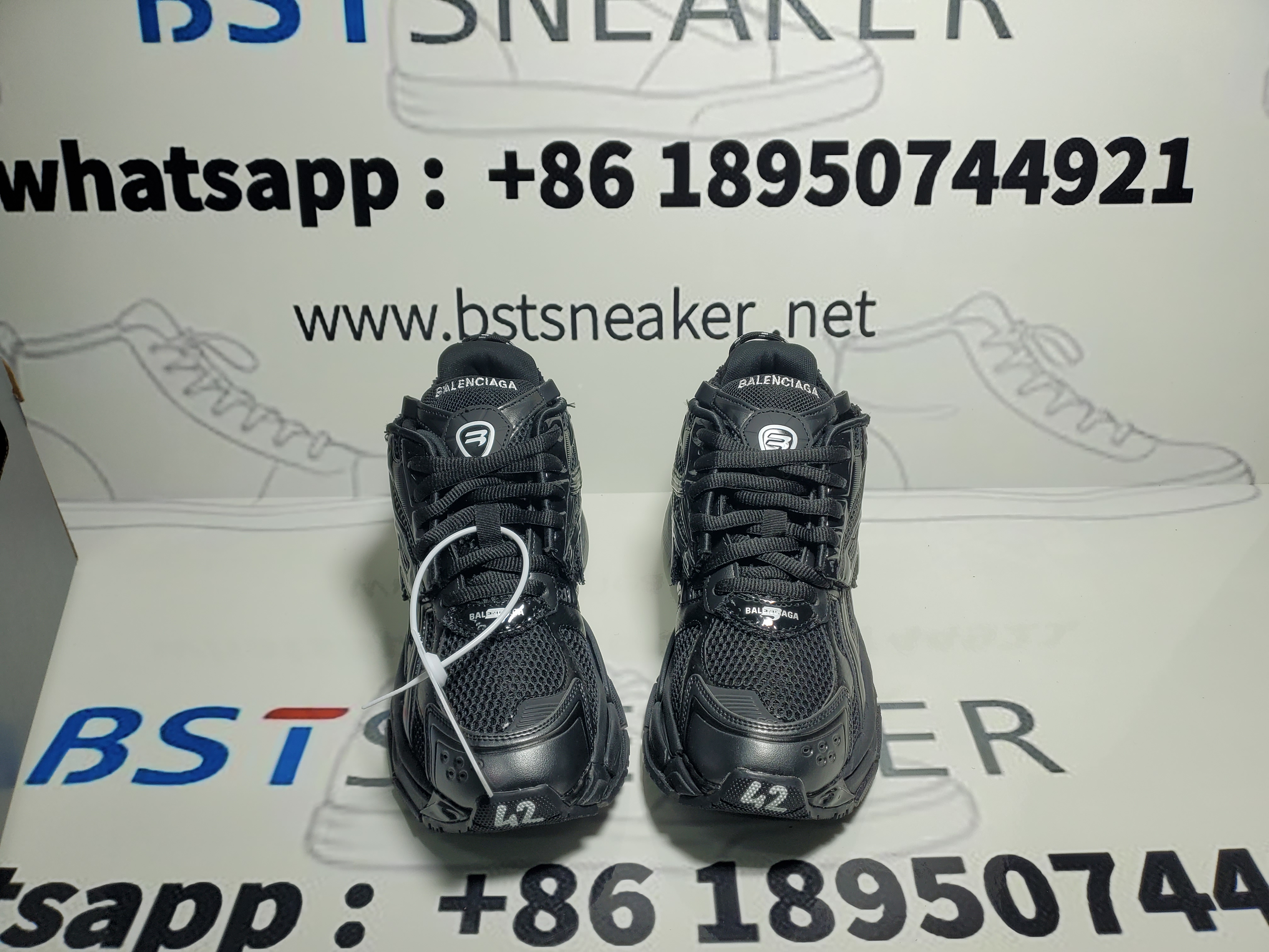 Bstsneaker-Balenciaga Runner Matte Black 2.0