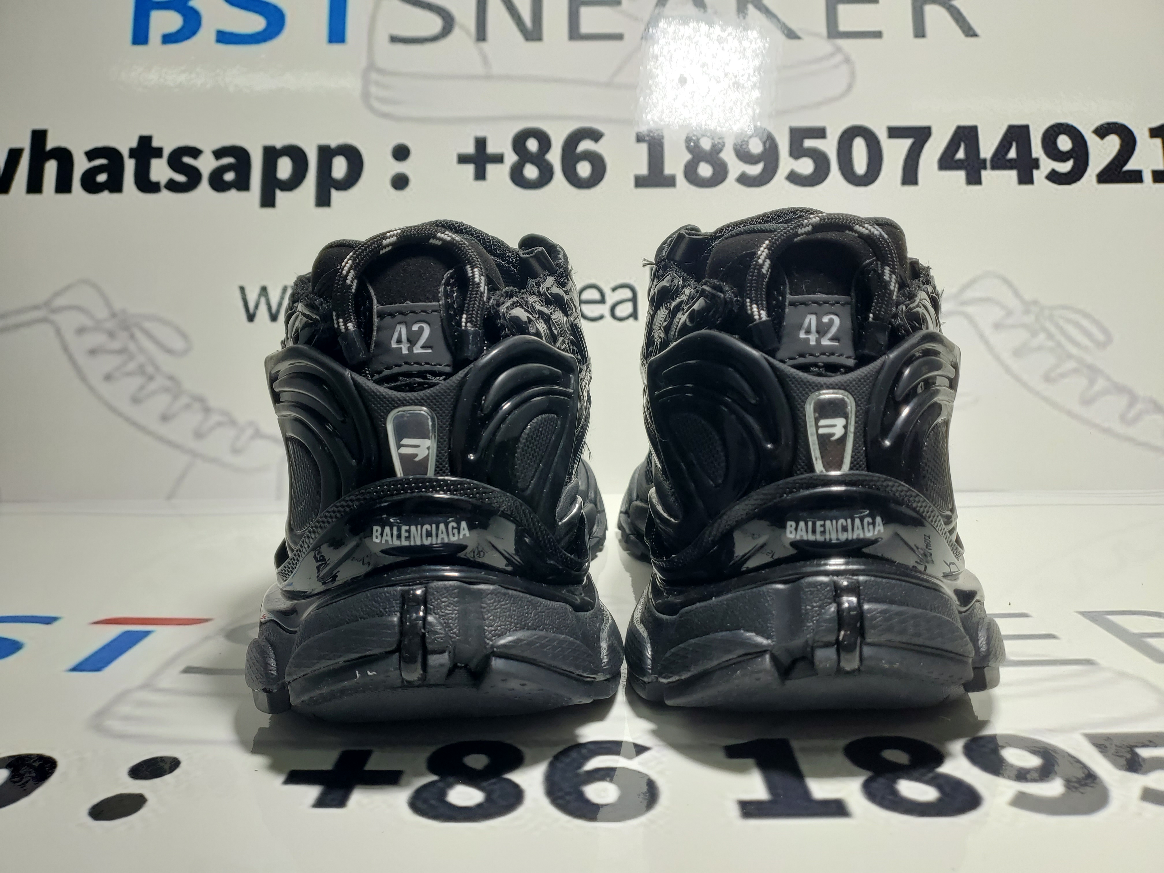 Bstsneaker-Balenciaga Runner Matte Black 2.0