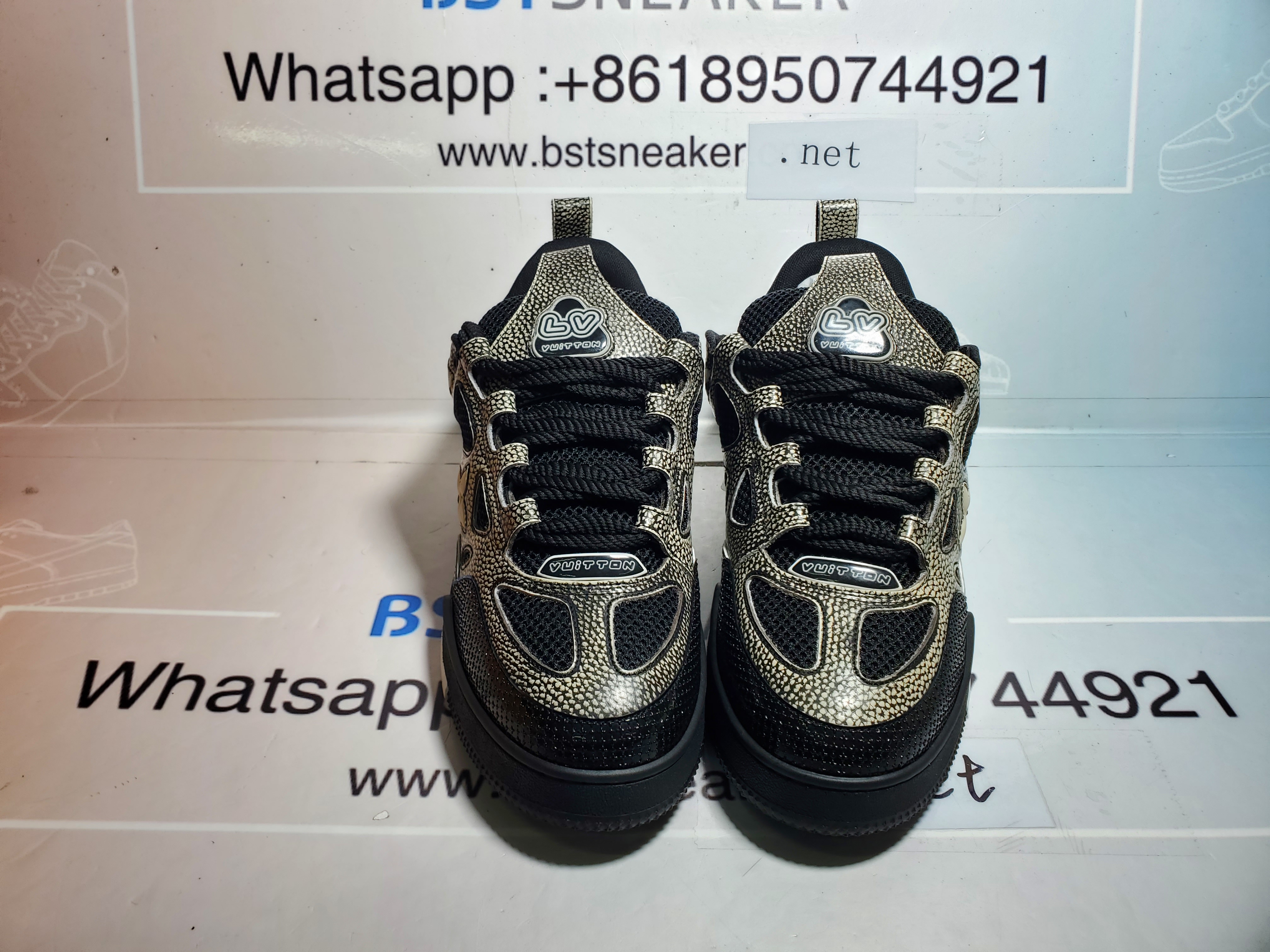 Bstsneaker-Louis Vuitton New Black Woolen Fabric