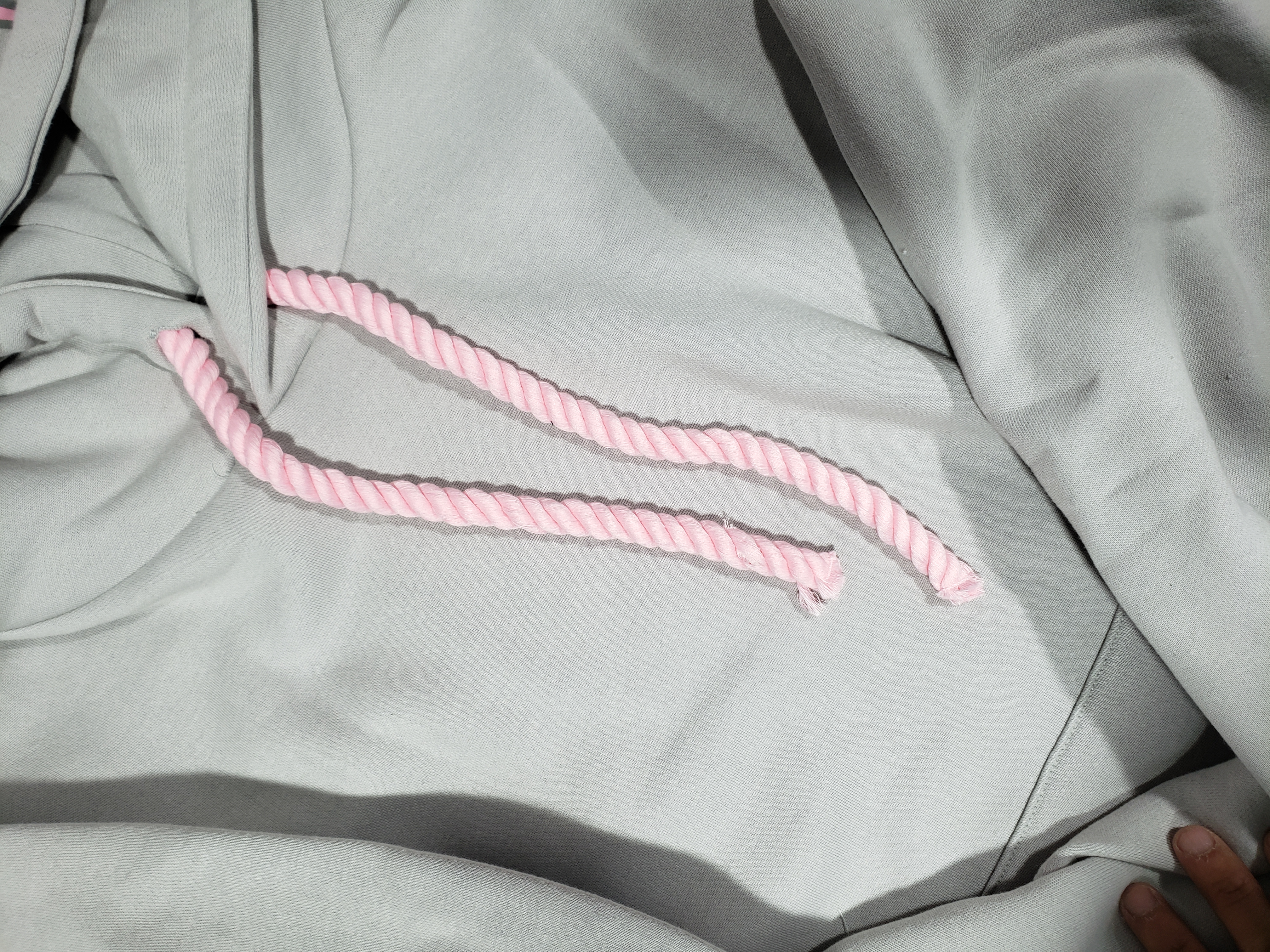 Bstsneaker-Syna Syna Logo Tracksuit Grey/Pink (Hoodie + Sweatpants) 340