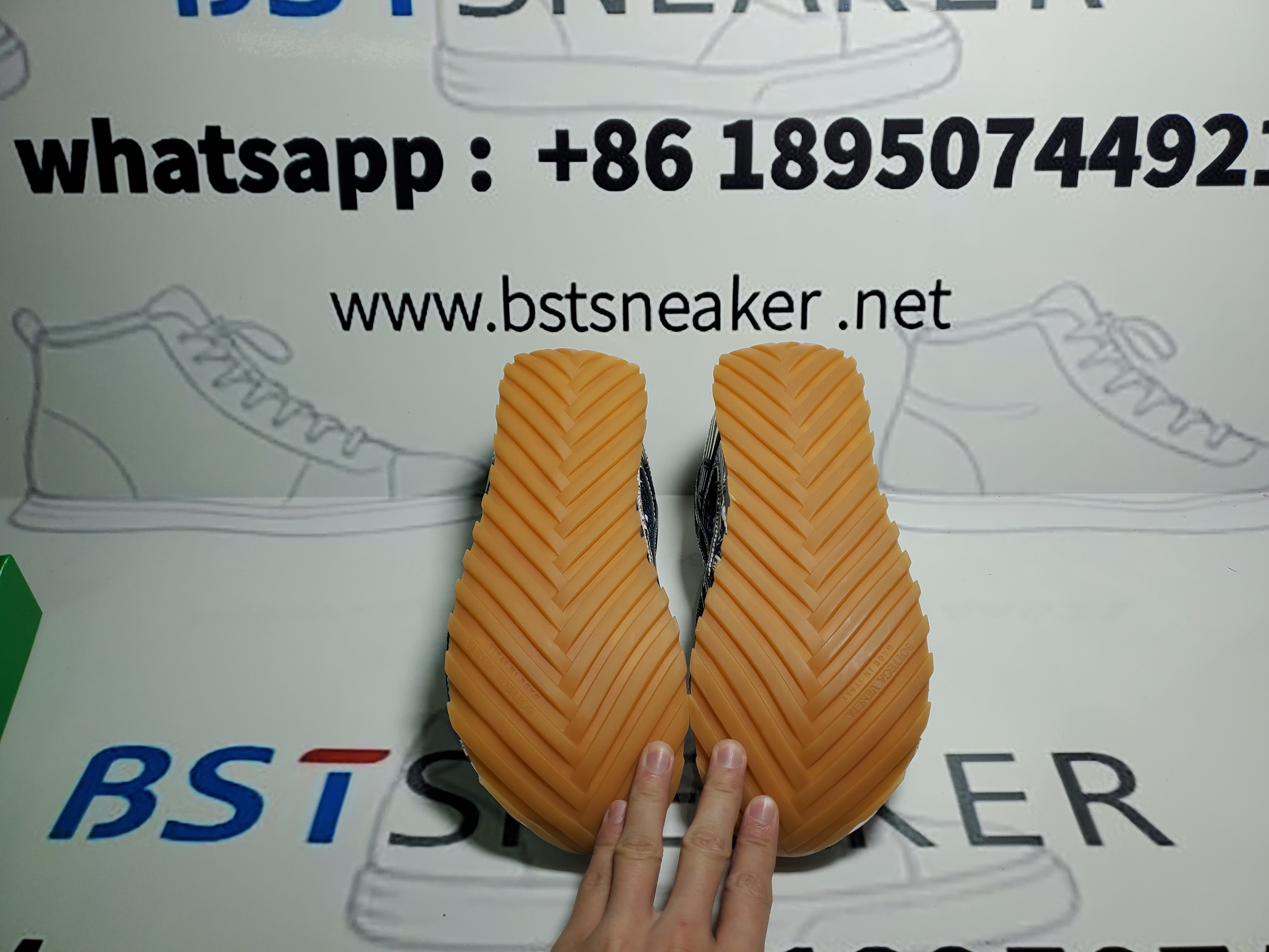 Bstsneaker-Bottega Veneta Orbit Navy Silver