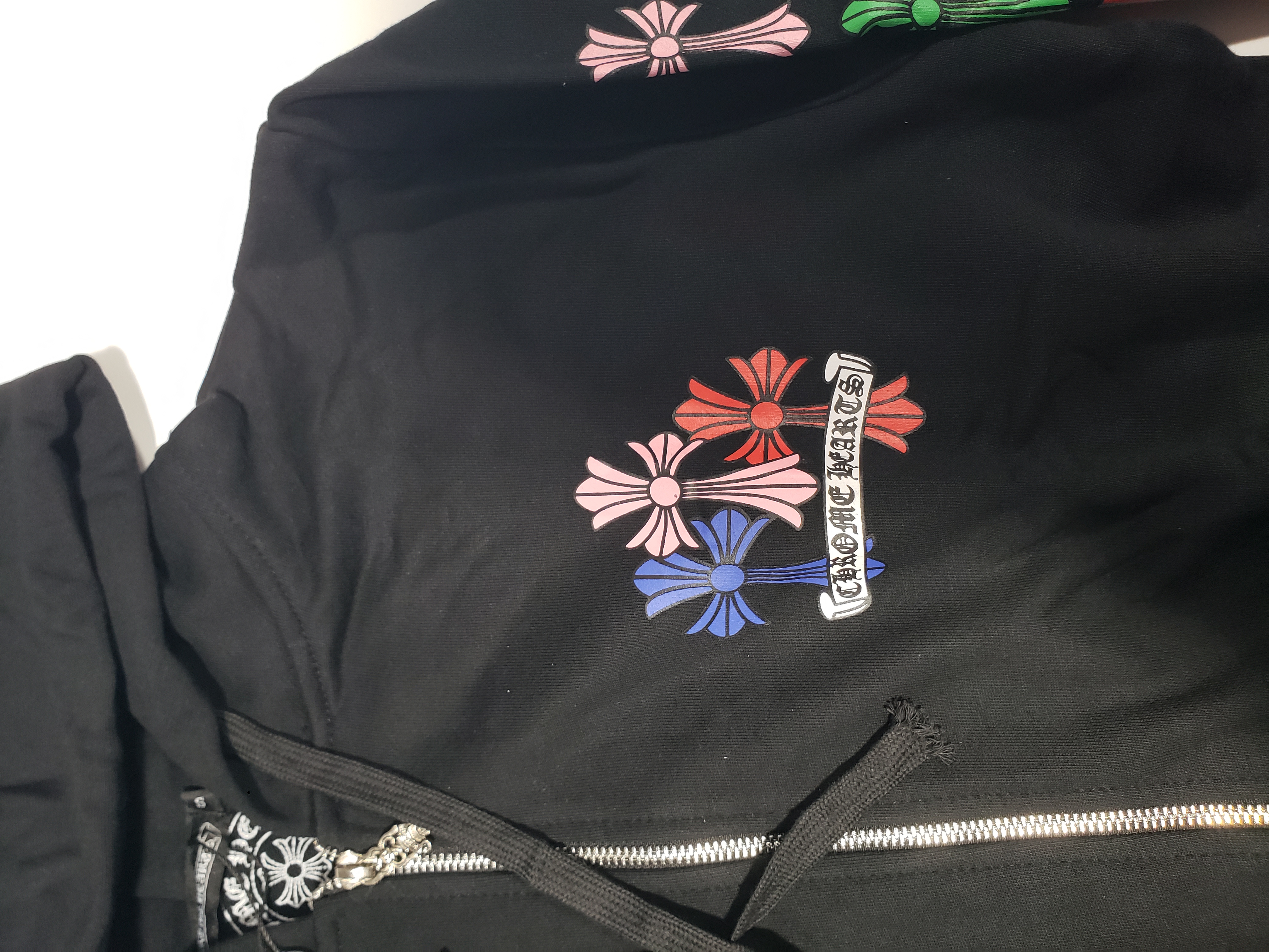 Bstsneaker-Chrome Hearts Multi Color Cross Hoodie 230