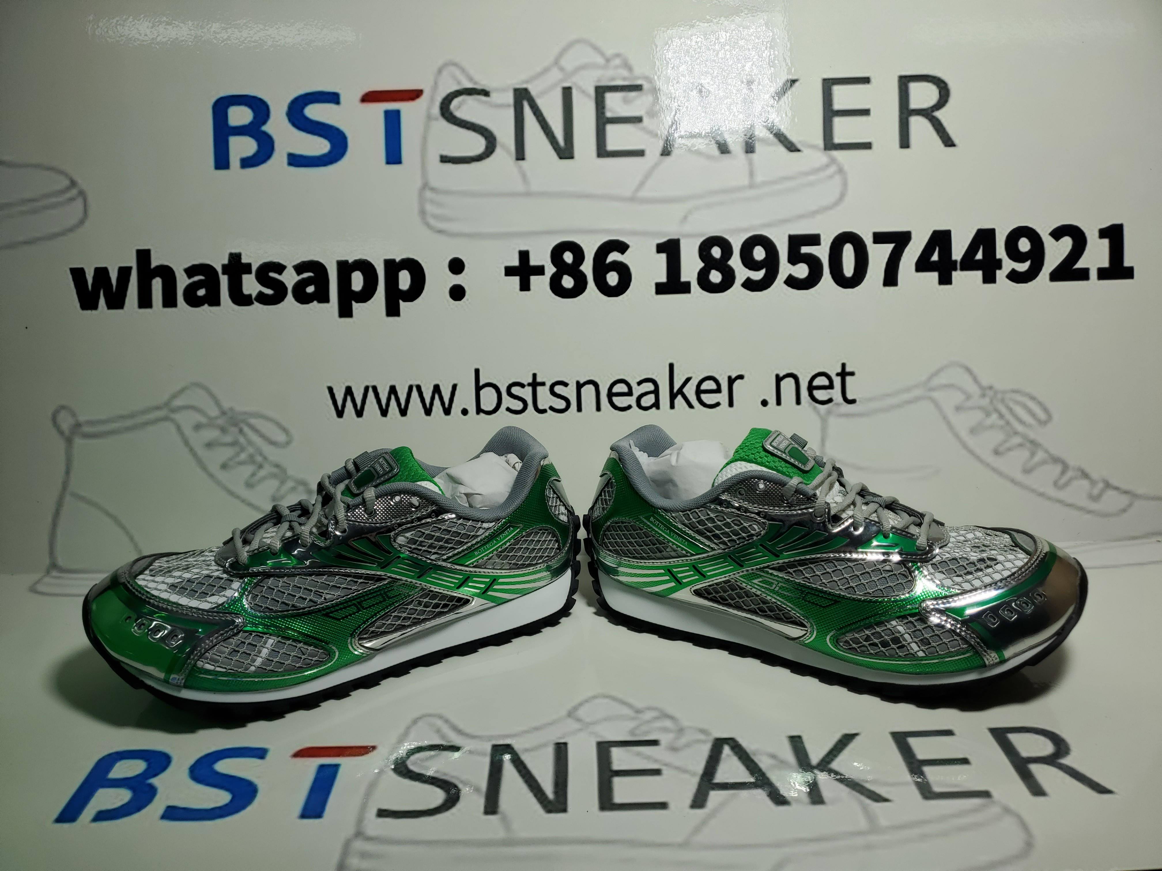 Bstsneaker-Bottega Veneta Orbit Green