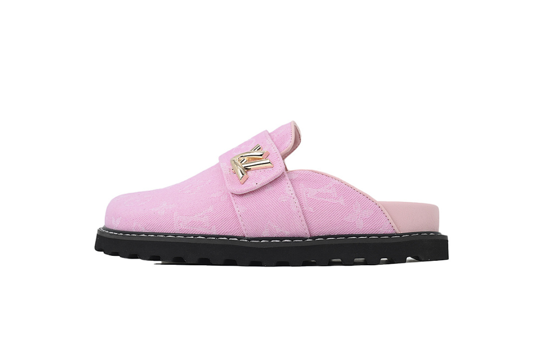 Bstsneaker-Louis Vuitton LV cosy comfort Mule Pink 1AGVOB