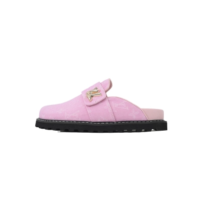 Bstsneaker-Louis Vuitton LV cosy comfort Mule Pink 1AGVOB 01