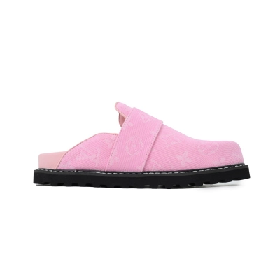 Bstsneaker-Louis Vuitton LV cosy comfort Mule Pink 1AGVOB 02