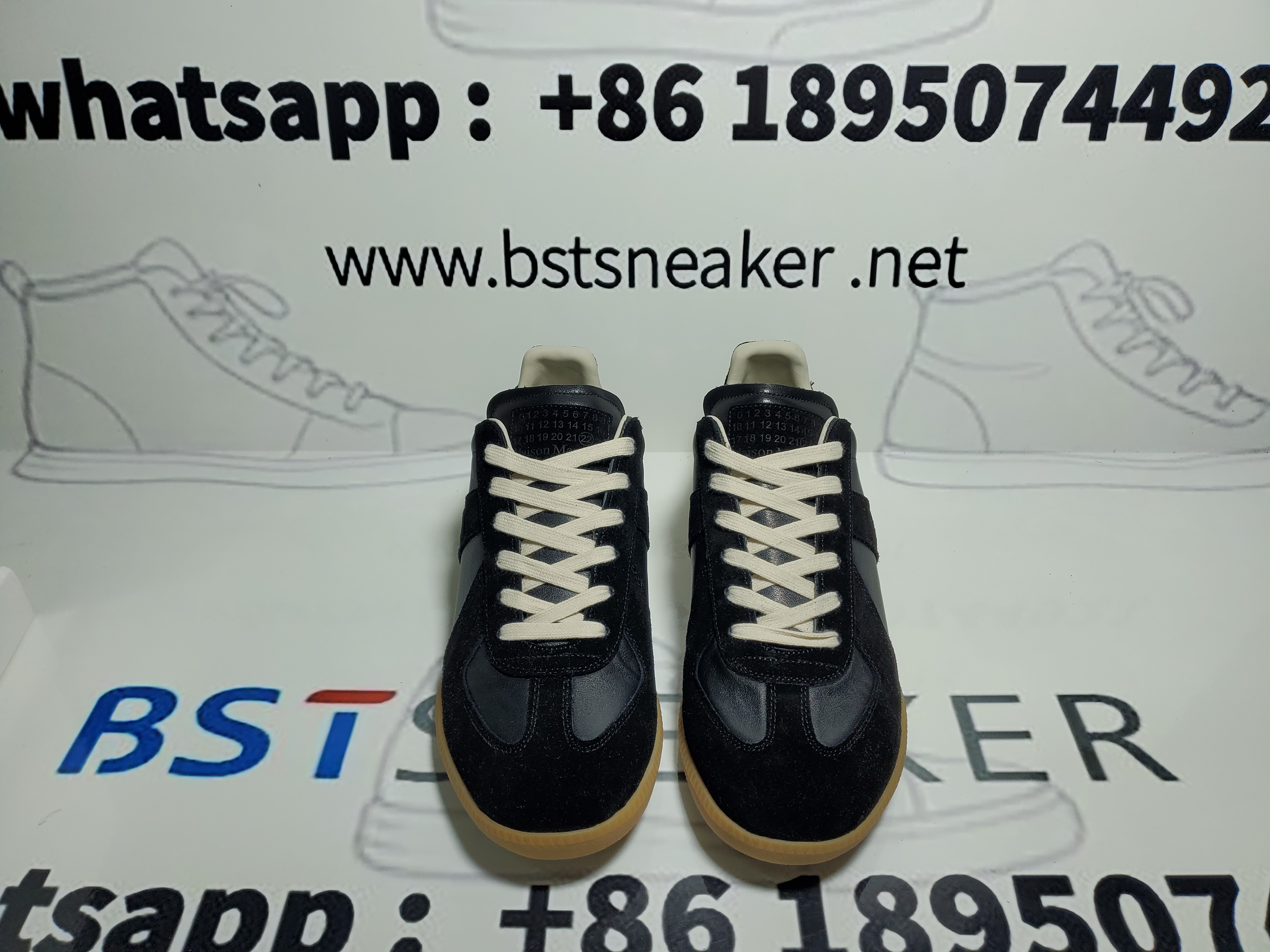 Bstsneaker-Maison Margiela Gats Black Sneaker