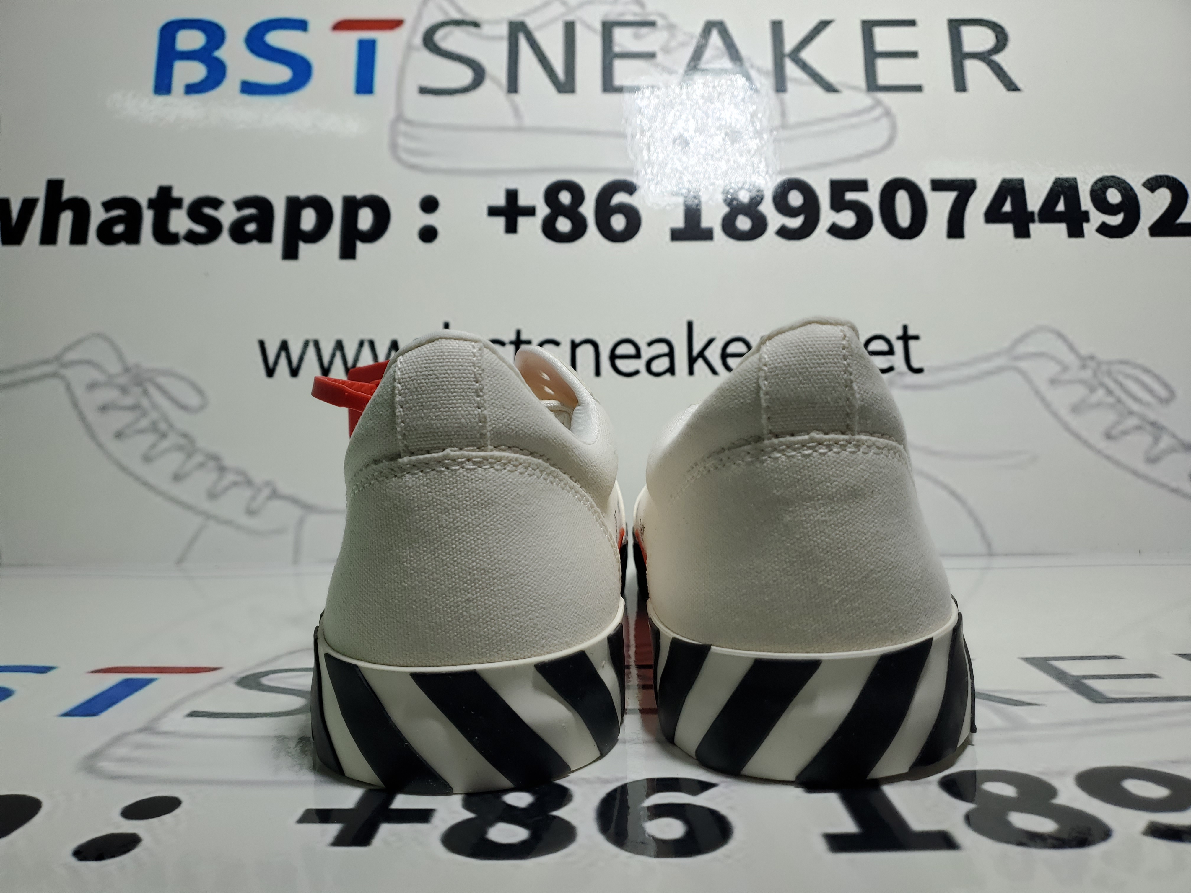 Bstsneaker-OFF WHITE Vulc Low 'White Black' OMIA085C99LEA0010110
