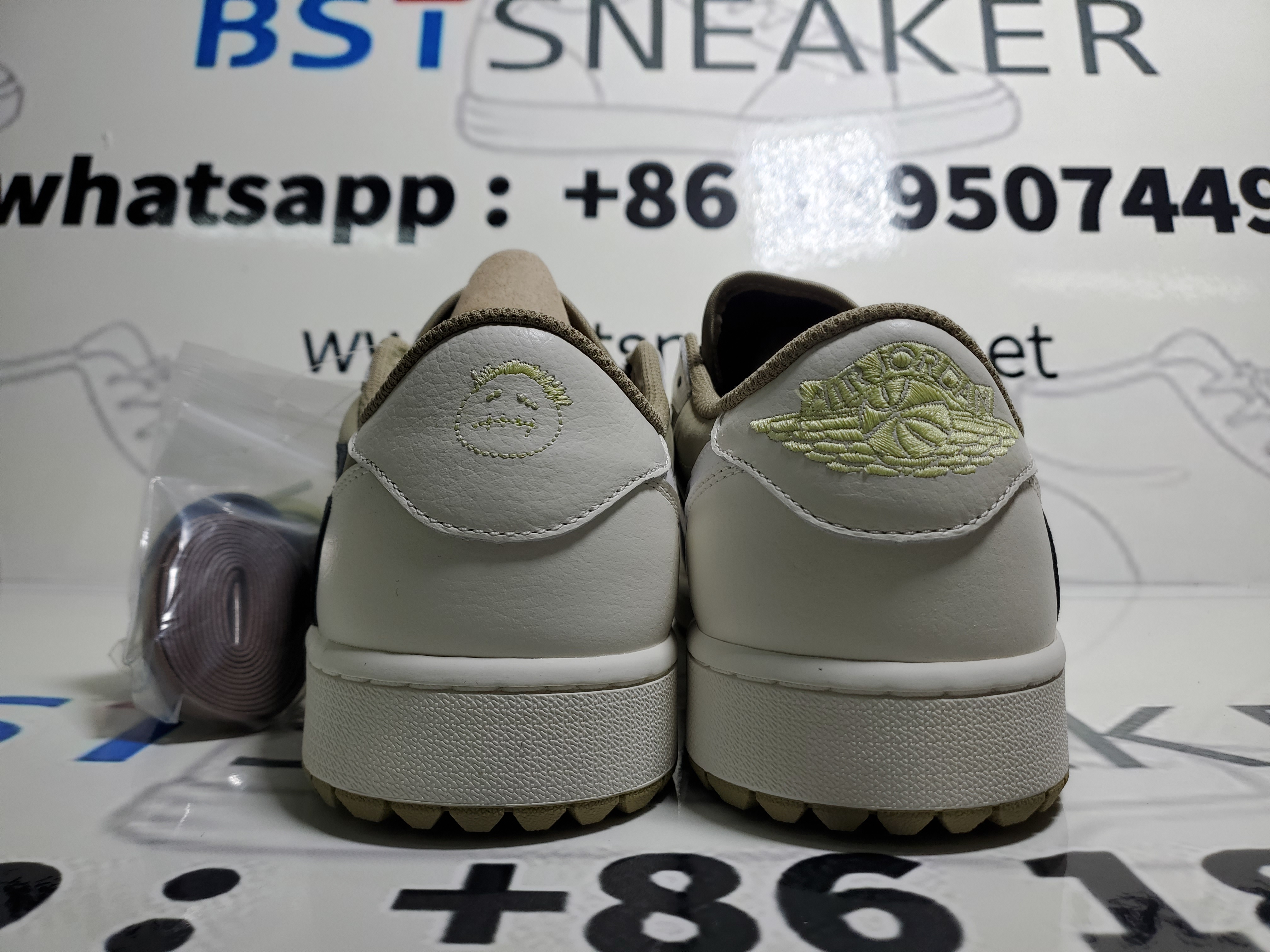 Bstsneaker-Air Jordan 1 Retro Low Golf Travis Scott Neutral Olive FZ3124-200 
