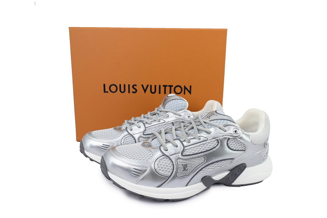 Bstsneaker-Louis Vuitton LV Olympia Sneaker Silver Black