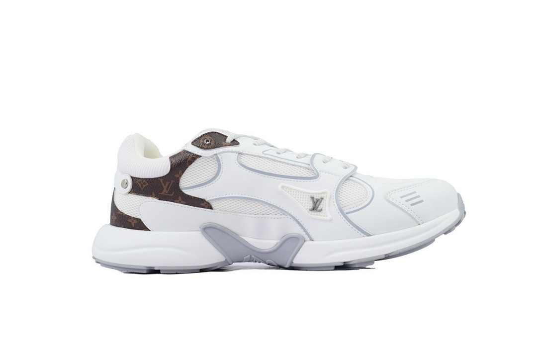 Bstsneaker-Louis Vuitton LV Olympia Sneaker White Brown Monogram