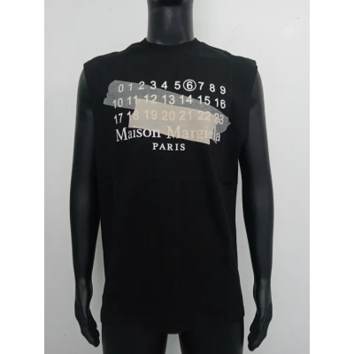 Bstsneaker-Martin Margiela Sleeveless Tank Top T-Shirt 632 black 02