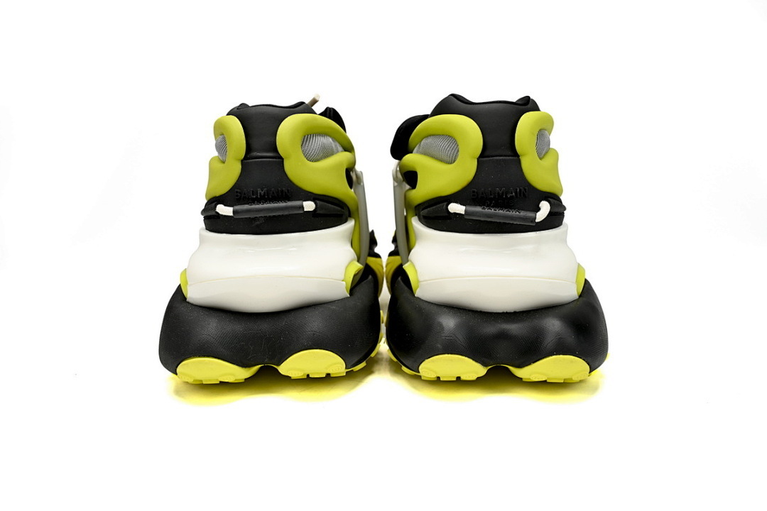 Bstsneaker-Balmain Unicorn Low-Top Black Yellow YM0VJ309KNET