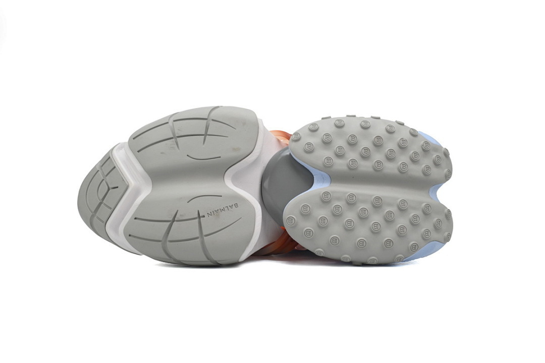 Bstsneaker-Balmain Unicorn Low-Top Grey Blue Red YM1VJ309