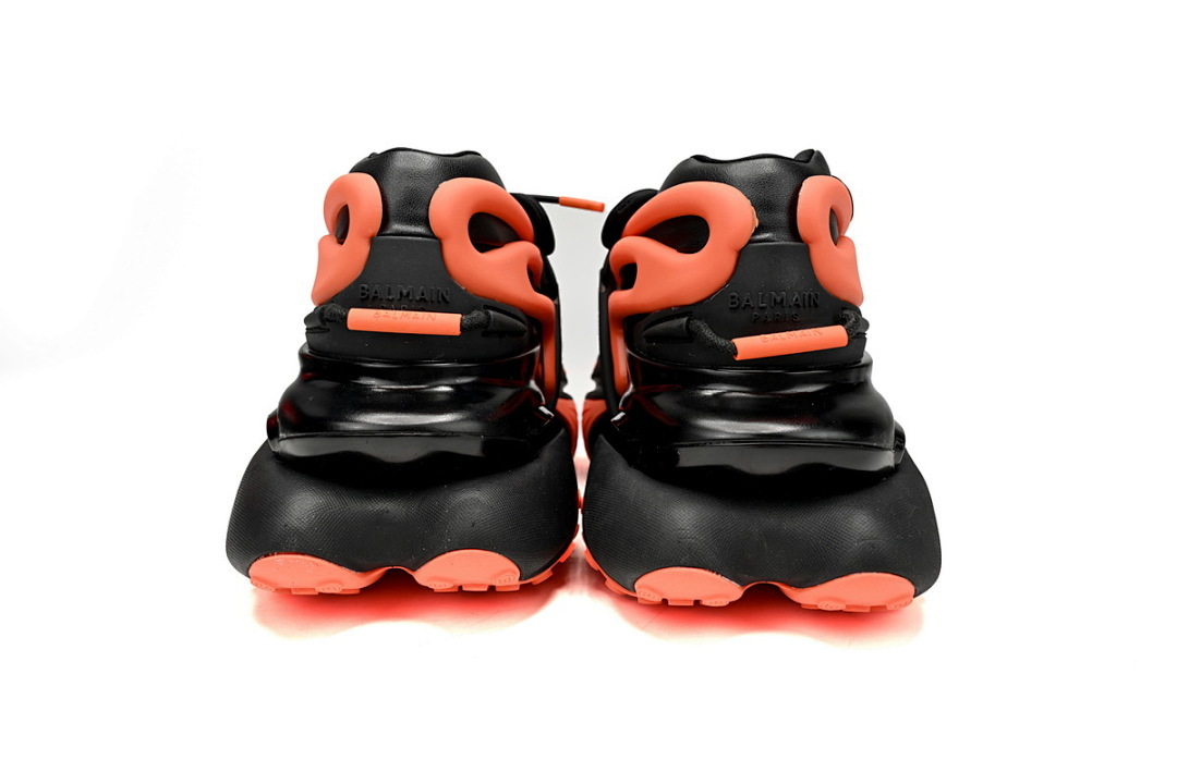 Bstsneaker-Balmain Unicorn Low-Top Orange Black YM1VJ309KNCA