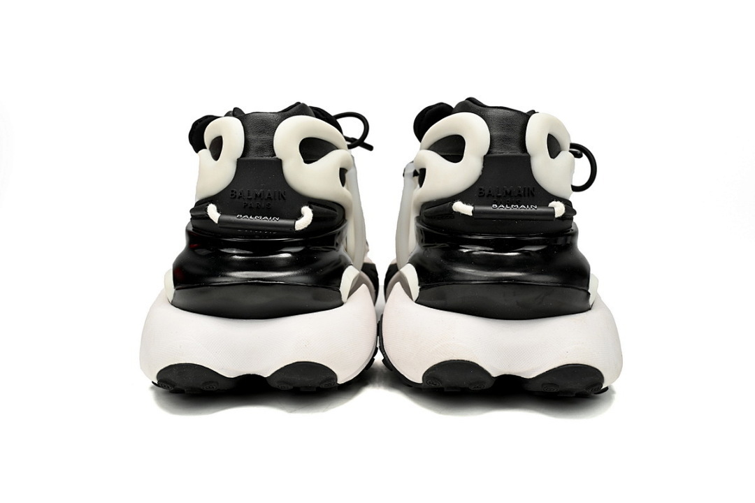 Bstsneaker-Balmain Unicorn Low-Top Black White AM1VJ309KNOC