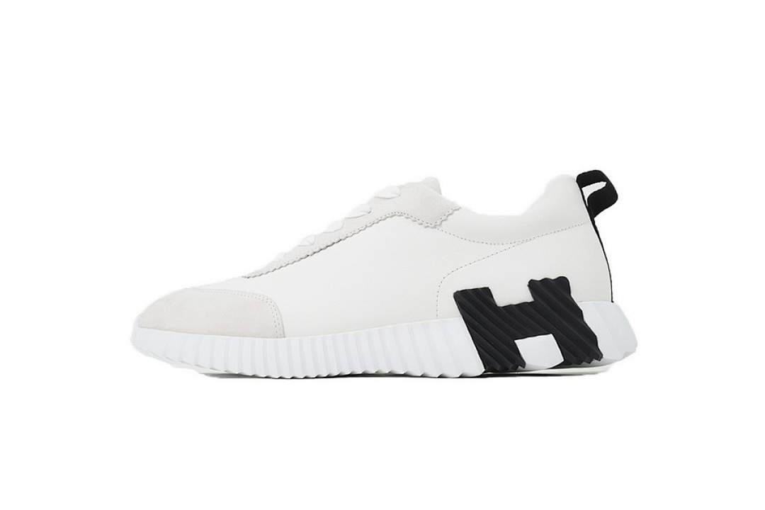 Bstsneaker-Hermes Bouncing Sneaker Blanc & Black Label