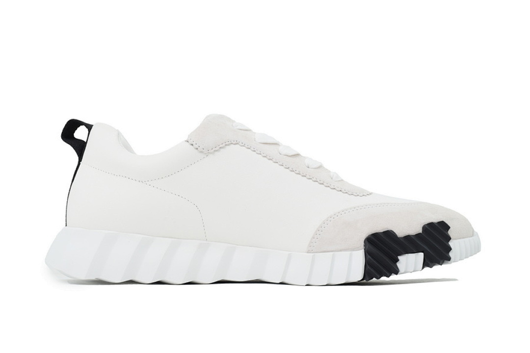 Bstsneaker-Hermes Bouncing Sneaker Blanc & Black Label
