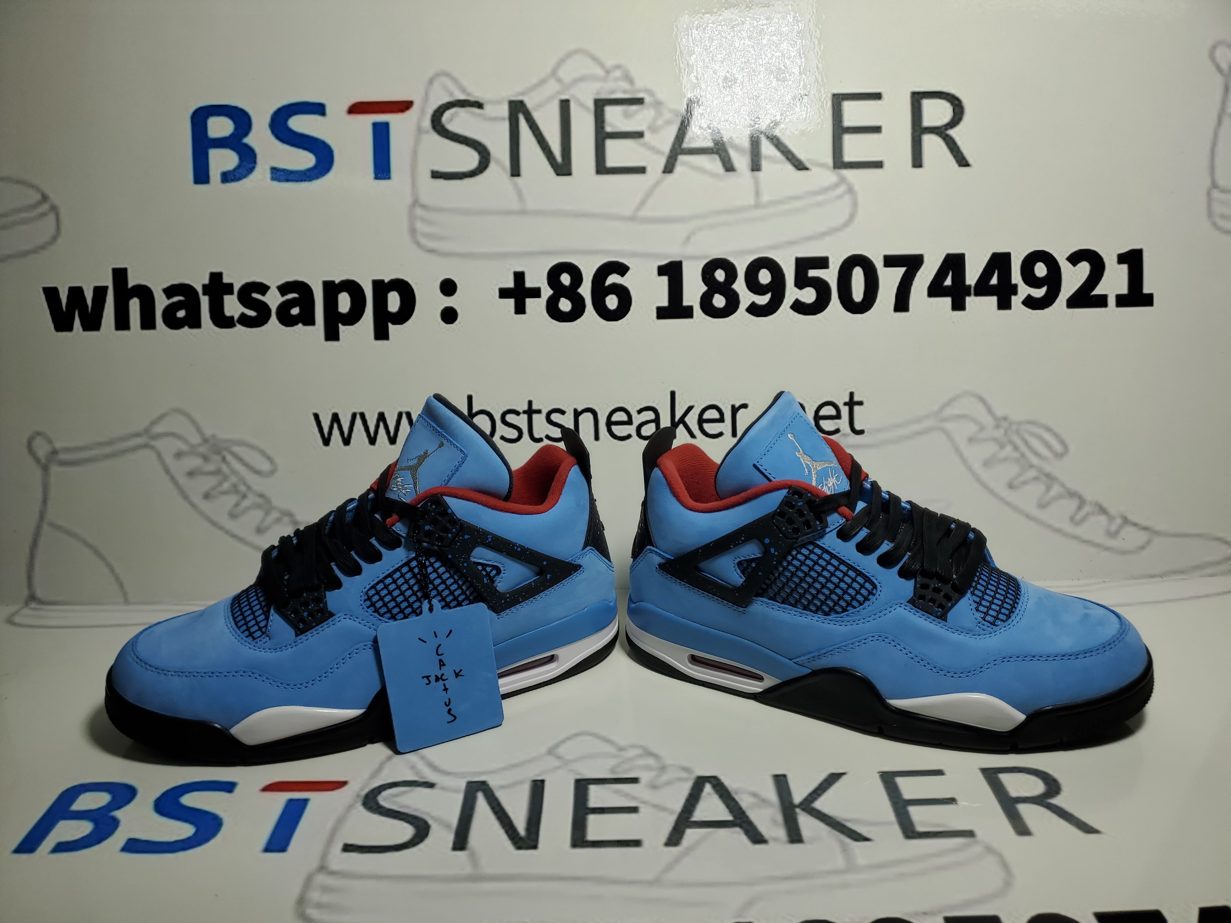 Bstsneaker-Air Jordan 4 Retro Travis Scott Cactus Jack 308497-406