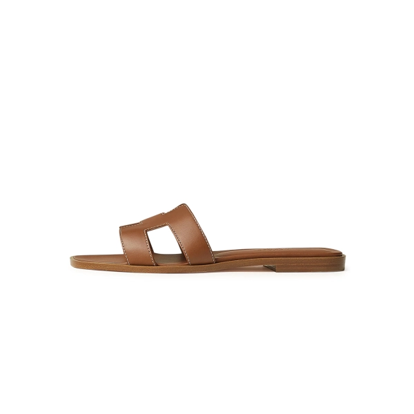 Bstsneaker-Hermes Oran Sandal Gold Box Calfskin Leather