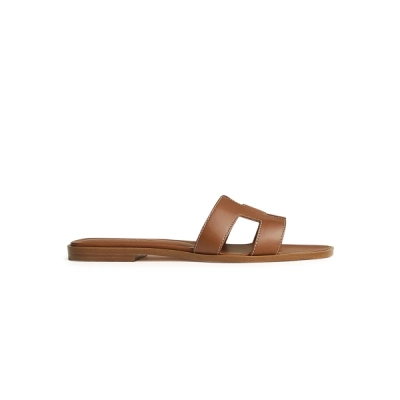 Bstsneaker-Hermes Oran Sandal Gold Box Calfskin Leather 02