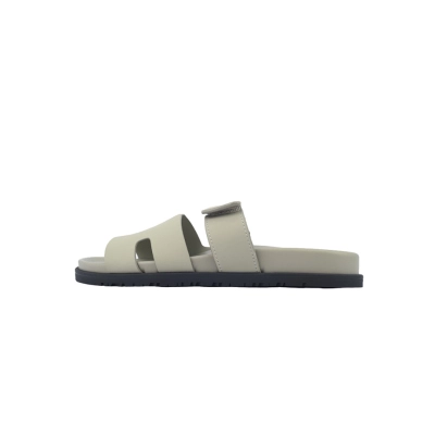 Bstsneaker-Hermes Calfskin Chypre Sandals Khaki 01
