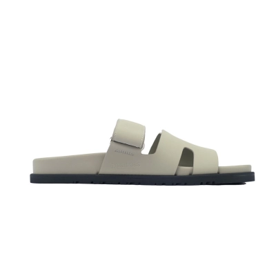 Bstsneaker-Hermes Calfskin Chypre Sandals Khaki 02