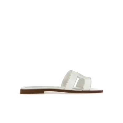 Bstsneaker-Hermes Oran Sandal Blanc Box Calfskin Leather 02